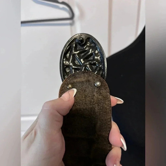 Vintage | Pelletteria Number One | Patent Leather  Jewel Made in Italy Belt - Picture 7 of 11